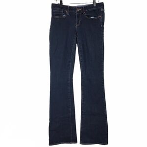 GAP Jeans Curvy Bootcut Low Rise Dark Wash Stretch Size 28/6xl Extra Long Inseam